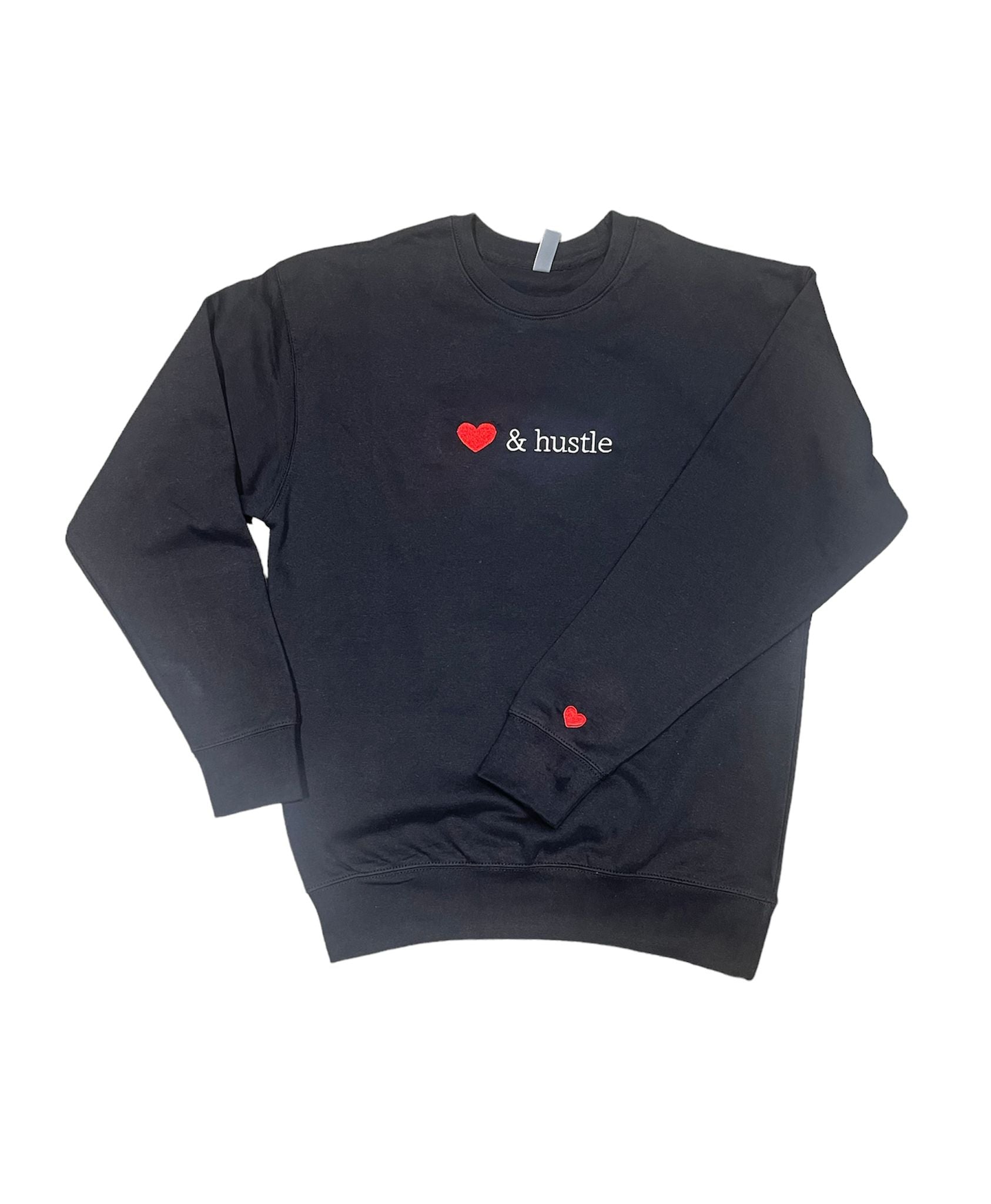 Heart and Hustle Premium Crew Neck